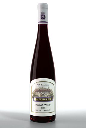 Vente de vin Pinot Noir 2022 Rouge D&rsquo;alsace - Achat de bouteille de vin rouge d'Alsace aoc