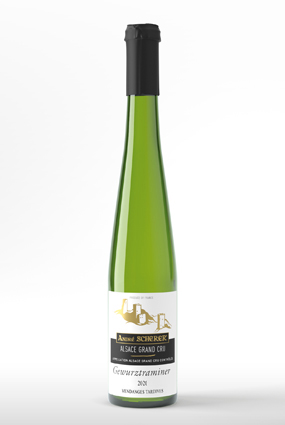 Vente de vin Gewurztraminer Grand Cru PFERSIGBERG Vendanges Tardives 2021 - Achat de bouteille de vin blanc d'Alsace gewurztraminer vendanges tardives aoc