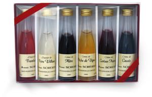 Coffret de cinq mignonettes de liqueurs · Artisanat de Qualité · Boutique  de Sénanque.