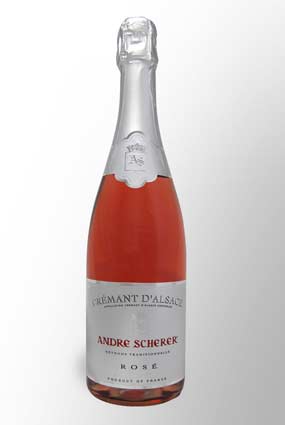 Achat de Cr�mant Ros� Alsace Brut - Vin ros� p�tillant d'Alsace AOC - Achat de bouteilles de cr�mant brut ros�