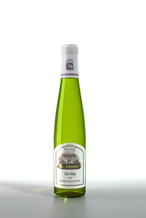 Vente de vin Riesling 2015 R&eacute;serve Particuli&egrave;re en demi bouteille - Achat de demi bouteille de vin blanc d'Alsace aoc