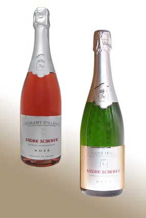 Cr&eacute;mant d'Alsace &agrave; nt d'Alsacprix discount - Coffret de 2 bouteilles : 1 Cr&eacute;mae T&ecirc;te De Cuv&eacute;e et 1 bouteille de Cr&eacute;mant d'Alsace Ros&eacute;