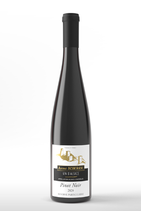 Vente de vin Pinot Noir 2020 Réserve Particuliére - Achat de bouteille de vin rouge d'Alsace aoc