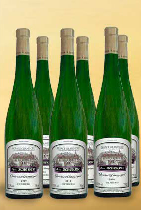Vente de vin Gewurztraminer 2010 Grand Cru Eichberg Discount par 6 Bouteilles - Achat de bouteille de vin blanc d'Alsace aoc discount