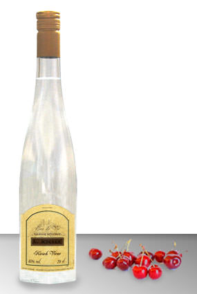 Vente d'eau de vie de cerise : Bouteille de Kirsch Andr� Scherer - Alsace - Bouteille d'alcool de cerises : Acheter le Kirsch Andr� Scherer - Alsace