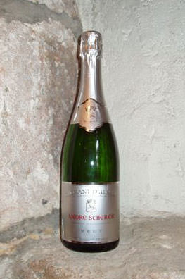 Vente de Cr�mant brut T�te de Cuv�e d'Alsace aoc - Bouteille de Cr�mant T�te de Cuv�e - Vente de vin p�tillant d'Alsace AOC