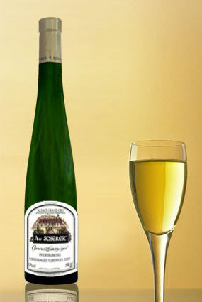 Vente de vin Gewurztraminer 2008 Vendanges Tardives Grand Cru Pfersigberg - Achat de bouteille de vin blanc d'Alsace aoc