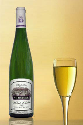Vente de vin Muscat 2010 Cuv�e Jean-baptiste - Achat de bouteille de vin blanc d'Alsace aoc