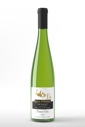 Vente de vin Pinot Gris 2022 Réserve Particuliére - Achat de bouteille de vin blanc d'Alsace aoc