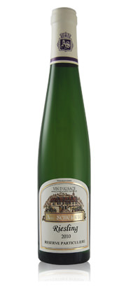 Vente de vin Riesling 2010 R�serve Particuli�re en demi bouteille - Achat de demi bouteille de vin blanc d'Alsace aoc