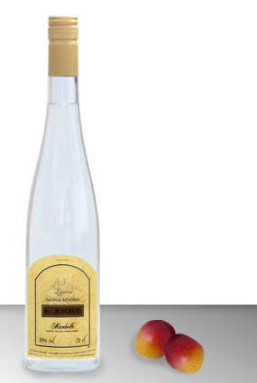 Vente d'eau de vie de mirabelle 45� Grande R�serve - Achat de bouteille d'alcool de mirabelle Andr� Scherer - Alsace