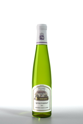 Achat de vin Gewurztraminer 2015 R&eacute;serve Particuli&egrave;re en demi bouteille - Achat de demi bouteille de vin blanc d'Alsace aoc