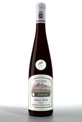 Vente de vin Pinot Gris 2015 Médaille D'or Macon - Achat de bouteille de vin blanc d'Alsace aoc