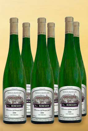 Vente de vin Gewurztraminer 2008 Grand Cru Eichberg Discount par 6 Bouteilles - Achat de bouteille de vin blanc d'Alsace aoc discount